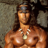 Arnold Schwarzenegger as Conan the Barbarian 1982