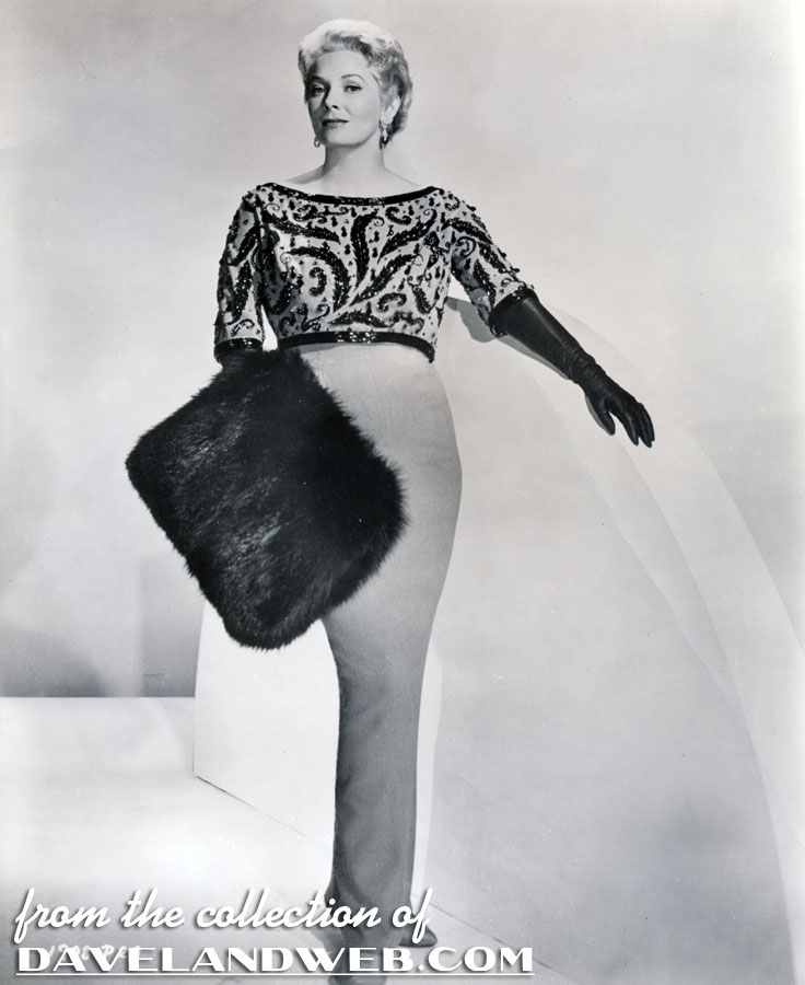 Back Street 1961 Original Costume Photo - Model w/ Designer Jean Louis