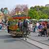 Horse-Drawn Street Car, Disneyland Central Plaza, May 2006