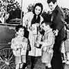 Central Plaza, Liz Taylor, Eddie Fisher, and family, January 1959