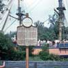 Signage for the Columbia at Disneyland, September 1960