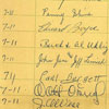 Registry with Walt Disney signature, 1956