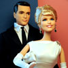 Barbie as Doris Day and Ken as Rock Hudson vinyl dolls from Pillow Talk