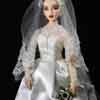 Gene Marshall vinyl doll wearing Wedding Gown outfit
