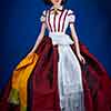 Franklin Mint Gone with the Wind Christmas with Ashley Scarlett O'Hara doll