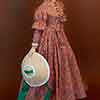 Tonner Scarlett O'Hara vinyl doll wearing the Franklin Mint Battlefield outfit