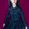 Restyled Tonner Gone with the Wind Fire of Atlanta doll wearing Franklin Mint Beau Monde outfit