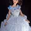 Franklin Mint Gone with the Wind Scarlett O'Hara Belle of the BBQ vinyl doll