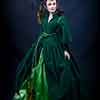 Franklin Mint Scarlett O'Hara Gone with the Wind Green Drapery vinyl doll