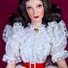 Franklin Mint Vivien Leigh as Scarlett O'Hara porcelain doll