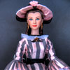 Scarlett O'Hara Tonner doll wearing Franklin Mint Peachtree Street outfit