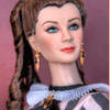 Scarlett O'Hara Tonner doll wearing Franklin Mint Peachtree Street outfit