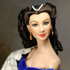 Scarlett O'Hara Tonner Portrait doll wearing Franklin Mint Portrait outfit