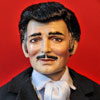 Franklin Mint Clark Gable as Rhett Butler vinyl portrait doll wearing riding outfit
