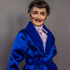 Franklin Mint Clark Gable as Rhett Butler vinyl portrait doll wearing Blue Robe