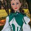 Tonner Scarlett O'Hara doll wearing Franklin Mint Rhett's Promise outfit