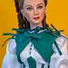 Tonner Scarlett O'Hara doll wearing Franklin Mint Rhett's Promise outfit