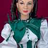 Tonner Scarlett O'Hara doll wearing Franklin Mint Rhett's Promise outfit