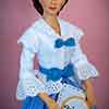 GScarlett O'Hara doll wearing Franklin Mint Gone with the Wind Sewing Circle outfit