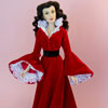 Scarlett O'Hara Franklin Mint Red Robe doll photo