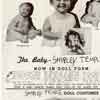 Shirley Temple 1930s Ideal composition baby doll promo photo