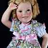 Danbury Mint Shirley Temple Littlest Rebel dress up doll outfit