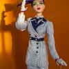 Franklin Mint Titanic vinyl doll outfit modeled by Gene Marshall photo