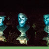 Grim Grinning Ghosts Singing Statues in the Graveyard  January 2013