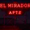 West Hollywood El Mirador Apartments neon sign, December 2024