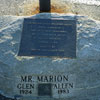 James Dean birthplace marker, Marion, Indiana, 1994 photo
