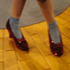 Ruby Slippers on the Yellow Brick Road