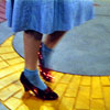 Ruby Slippers on the Yellow Brick Road