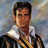Kenneth Kendall painting of Steve Reeves as Morgan The Pirate