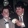Movieland Wax Museum Laurel and Hardy statues, January 1972