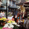 Disneyland New Orleans Square photo with the Royal Street Bachelors, May 1994