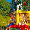 Woody and Buzz Lightyear, Disneyland Christmas Fantasy Parade, December 2, 2006