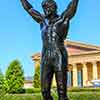 Rocky Balboa statue, Philadelphia Art Museum, July 2009