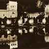 California Pacific International Exposition Lagoon at night souvenir photo, 1935