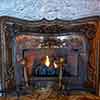 Lafayette Hotel and Club Lobby fireplace, November 2024