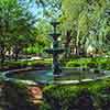 Fountain in Lafayette Square in Savannah, Georgia, March 2005