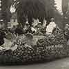 Shirley Temple in Tournament of Roses Parade with her father George, January 2, 1939