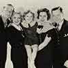 James Dunn, Claire Trevor, Shirley Temple, Dorothy Libaire, and Ray Walker, Baby Take a Bow, 1934
