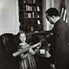 Shirley Temple visit with J. Edgar Hoover, FBI Headquarters, 1938