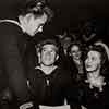 Shirley Temple with Guy Madison at Grauman's, March 15, 1945 Oscars