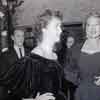 Betsy Blair and Evelyn Keyes at the Gone with the Wind re-premiere after party at Ciro's, August 10, 1954