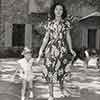 Linda Susan and mother Shirley Temple at Rockingham home, 1950