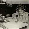 Shirley Temple at Rockingham home making biscuits