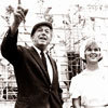 Small World construction photo with Walt Disney