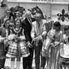 Small World opening day photo with Walt Disney, May 28, 1966