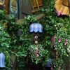 Disneyland Enchanted Tiki Room attraction courtyard December 2005